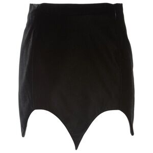 Saint Laurent Mini Black Velvet Women's Skirt 38FR